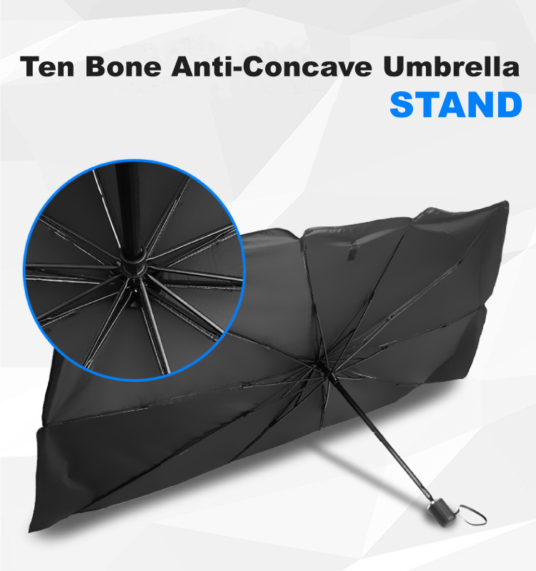 Foldable Heat UV Car Umbrella