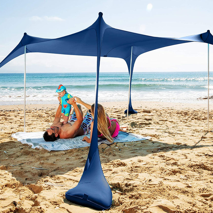 X-Large 4 Person Beach Tent Sun Shelter